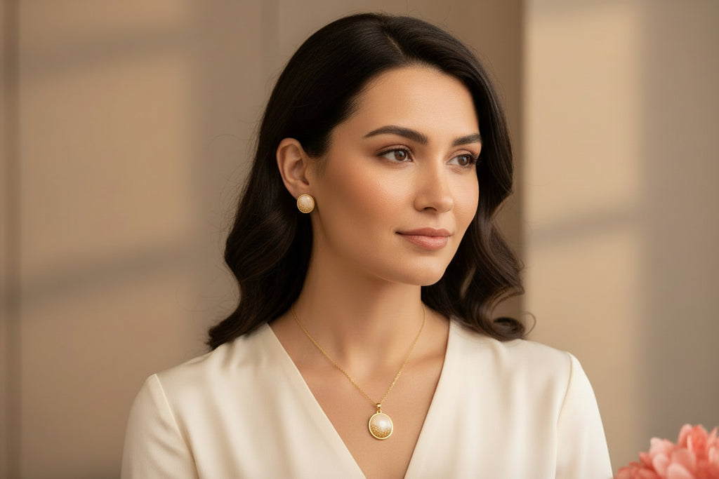 Rosa Glitzer Set