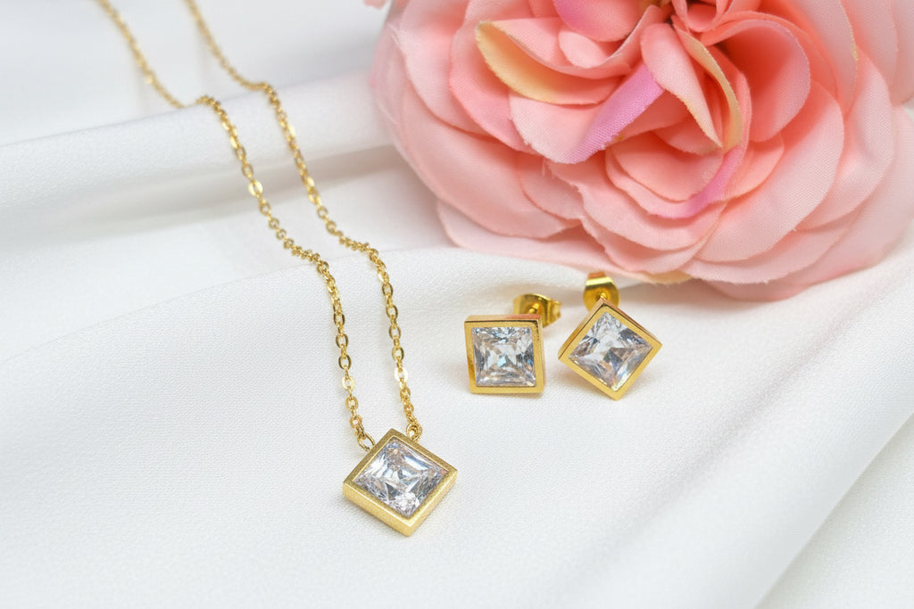 Schmuckset Zirkonia