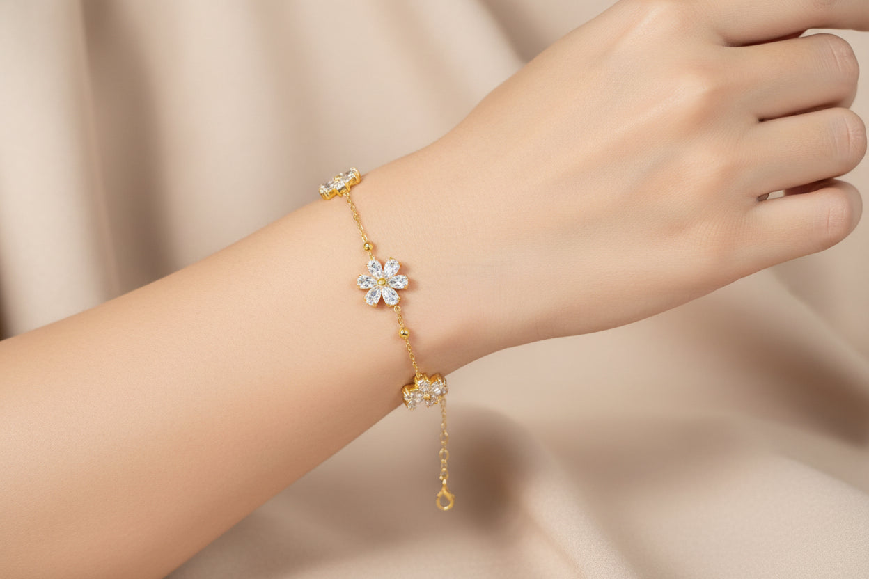 Armband Blume