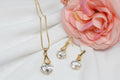 Schmuckset Zirkonia rund